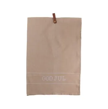 Utěrka Kuchyňská utěrka God Jul Beige 50x70 cm