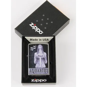 Zippo satin finish color "Zodiac Aquarius" 60000931