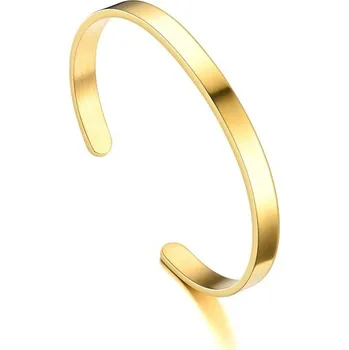 Náramek Šperky4U Ocelový náramek s rytinou textu, šíře 6 mm - OPA1744GD