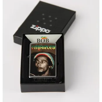 Zippo street chrom color BOB MARLEY