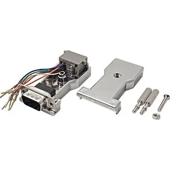 Video redukce ROLINE Redukce MD9-RJ45, stříbrná - 12.03.7524