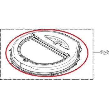 Originální komplet dveří ACQ88884401 pro pračku LG