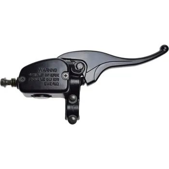 Brzda pro motocykl brzdová pumpa pravá s páčkou 200 mm a ploch.spínačem boční vývod POLARIS,LINHAI