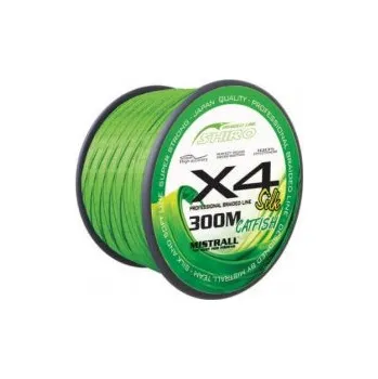 Mistrall pletená šňůra Green catfish 300m průměr: 0,50 mm-MZM3480050