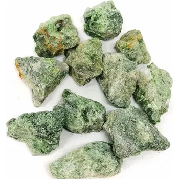Přírodní kámen Chromdiopsid bez úprav – naturální minerál pro esoteriku a sběratele