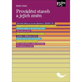 Provádění staveb a jejich změn - Martin Ondra