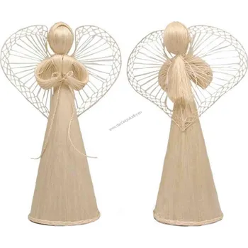 Anděl ze slámy 35 cm