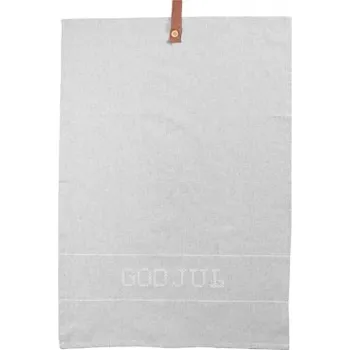 Utěrka Kuchyňská utěrka God Jul Light Grey 50x70 cm