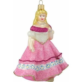 Skleněná figurka princezna