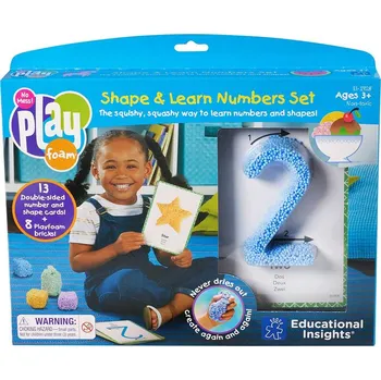 Modelovací hmota Playfoam® Tvaruj a Uč se - ČÍSLA (Shape & Learn Numbers Set)
