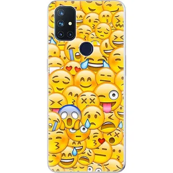 Telefonní příslušenství Odolné silikonové pouzdro iSaprio - Emoji - OnePlus Nord N10 5G