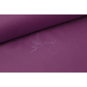 Tmavá šeříková - bavlněné plátno, šíře 240cm - 058