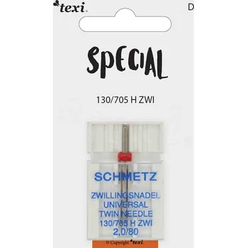 Dvojjehla TEXI UNI TWIN 130/705 H ZWI NE 2,0 80