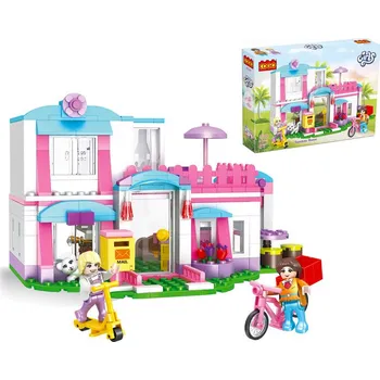 ostatní stavebnice COGO Girls stavebnice Vila u moře kompatibilní 319 dílů