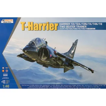 Plastikový model Kinetic 1/48 T-Harrier T2/T2A/T2N/T4/T4N/T8 Two Seater Trainer