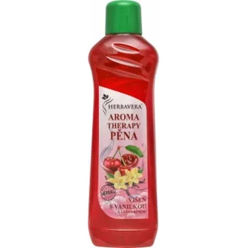 Koupelová pěna Herbavera Aromatherapy pěna do koupele višeň/vanilka 1 l