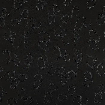 Šatovka 17262 černá vzor, š.145