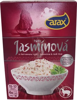 Rýže ARAX Rýže jasmínová s červenou rýží 480 g