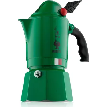 Moka konvice Bialetti Break Alpina 3 šálky zelená
