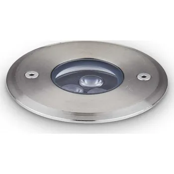 Venkovní osvětlení Ideal Lux 255651 LED venkovní zápustné bodové svítidlo Floor 1x3W | 390lm | 3000K | IP67 - ocel + K nákupu nad 3000 Kč dárek zdarma