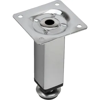 Strong Nábytková nožka hranatá s rektifikací 25 x 100 chrom matný