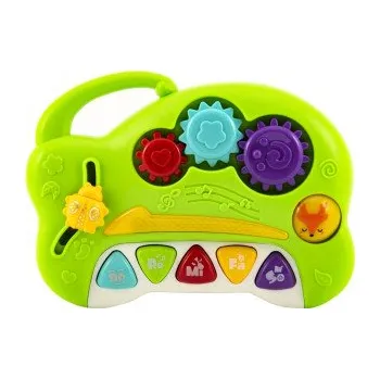 Hudební nástroj pro děti Dětské pianko na baterie se zvukem se světlem