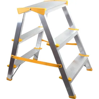 Žebřík Alve Eurostyl oboustranné Al schůdky se zámkem - 7 příček Eurostyl