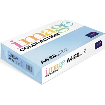 Kancelářský papír Papír kancelářský A4/100 ks ledově modrá 80g Antalis