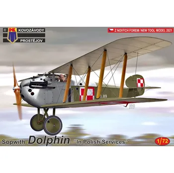 Plastikový model 1:72 Sopwith Dolphin „in Polish Services“
