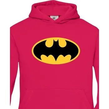 Chlapecká mikina Dětská mikina Batman, Barva Purpurová, Velikost 98-104, Canvas Dětská mikina Bezvatriko.cz 101002