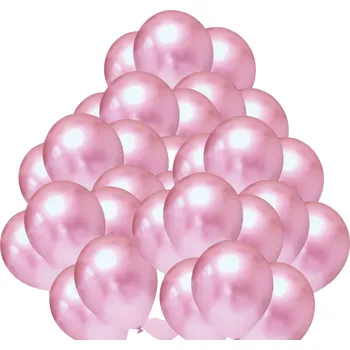Balónek Balónky chromové světle růžové 50 ks 30 cm Balonky.cz b81044-1