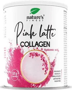 kloubní výživa Nutrisslim Nature's Finest Pink Latte Collagen + Hyaluronic Acid 125 g