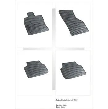 autokoberec FROGUM | Gumové autokoberce Škoda Octavia III 2013-2019, Octavia IV 2020-, Gumárny Zubří