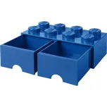 LEGO Storage LEGO úložný box 8 s šuplíky Varianta: Box modrý