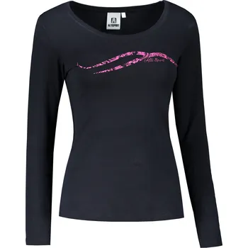 Dámské tričko Dámské triko s dlouhým rukávem ALTISPORT CARRYOVER ALW001169 MODRORŮŽOVÁ XS