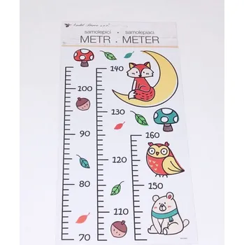 Samolepící dekorace Přerov Samolepky pokoj. dětský metr - lesní zvířátka, do 160 cm / 10298 161464