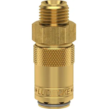 ESDM 1415 AAB (rychlospojka ESDM M14x1.5 vnější, ventil, DN6, mosaz)