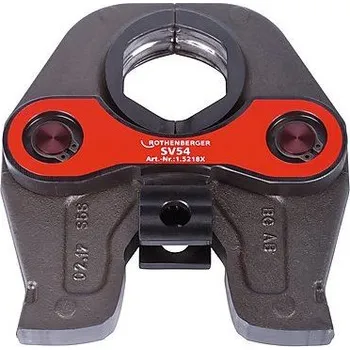 Lisovací čelisti SV54 Standard, Rothenberger 015218X na měděné trubky, fitinky (Rothenberger 015218X samostatná čelist V / SV 54 pro Romax 3000, 4000, AC ECO aj.)