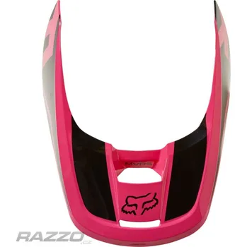 Helma na motorku Náhradní kšilt helmy FOX V1 PRIX Visor Pink 20 XS-S
