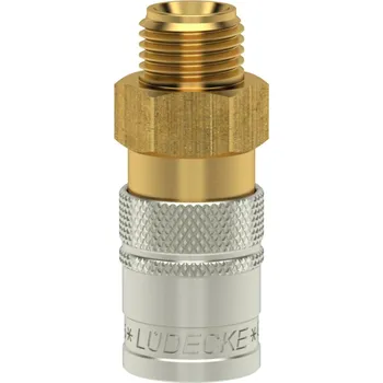 Hadicová spojka ESDMF 14 A (rychlospojka ESDMF G1/4" vnější, DN6, mosaz)