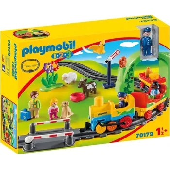 Stavebnice Playmobil Playmobil 1.2.3 70179 Moje první vláčkodráha