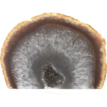 Přírodní kámen Stojící geoda z achátu (343g)