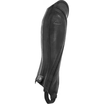 Chapsy EQUESTRO Minichapsy kožené Salisbury Equestro, černé XS