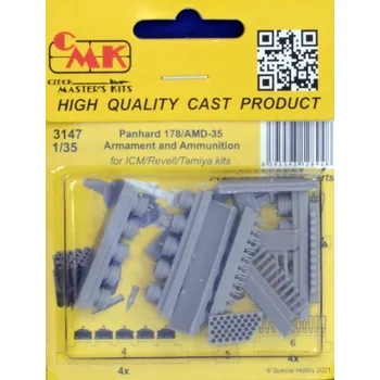 Plastikový model CMK 1/35 Panhard 178 / AMD-35 Armament & Ammunition