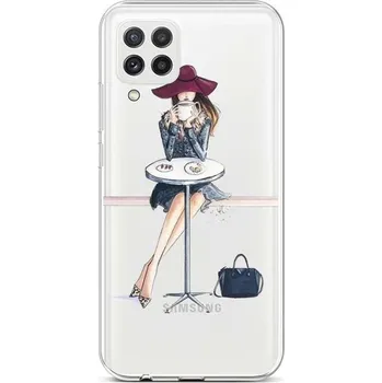 Telefonní příslušenství Kryt Samsung A22 silikon Lady 6 (obal neboli pouzdro na Samsung A22)