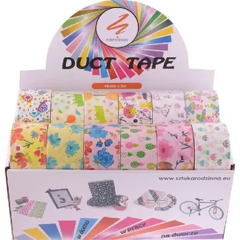 Lepicí páska Samolepící páska Washi 48mmx3m, mix vzorů