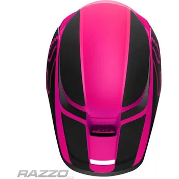 Motodoplněk Náhradní kšilt helmy FOX V1 Przm Black Pink 19 M