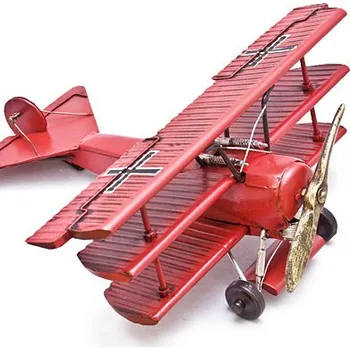 Model: RED BARON FOKKER DR.1 (Kovový model RED BARON FOKKER TROJPLOŠNÍK r. 1917)