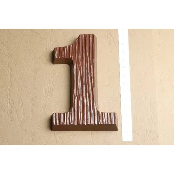 Domovní cedule číslo dom. plast 12cm 1 vz.96