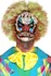 Karnevalová maska Smiffys Klaun nalepovací na obličej